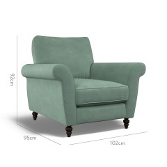 furniture ellery chair cosmos celadon plain dimension