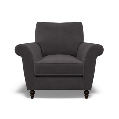 furniture ellery chair cosmos charcoal plain front