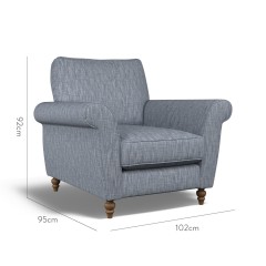 furniture ellery chair kalinda denim plain dimension