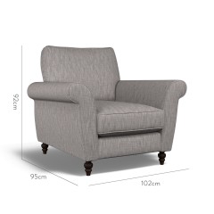 furniture ellery chair kalinda taupe plain dimension