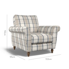 furniture ellery chair oba denim weave dimension