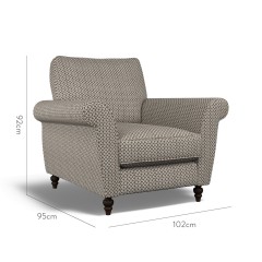 furniture ellery chair sabra charcoal weave dimension