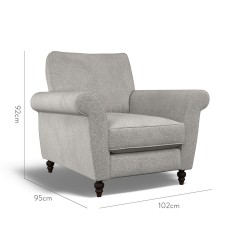 furniture ellery chair yana fog weave dimension