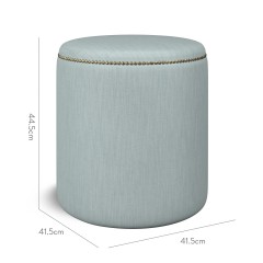 furniture malpaso footstool amina azure plain dimension