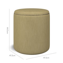 furniture malpaso footstool amina moss plain dimension