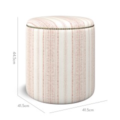furniture malpaso footstool bodo stripe ginger print dimension