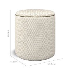 furniture malpaso footstool folia stone print dimension