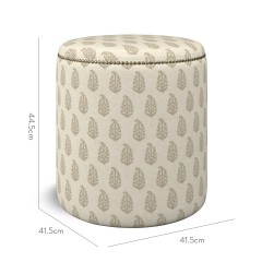 furniture malpaso footstool indira stone print dimension