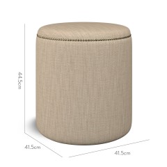 furniture malpaso footstool kalinda sand plain dimension