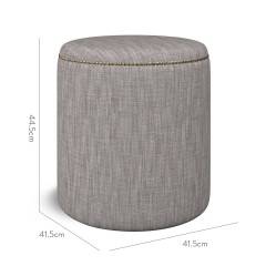 furniture malpaso footstool kalinda taupe plain dimension
