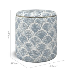 furniture malpaso footstool medina denim print dimension