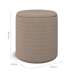 furniture malpaso footstool nala cinnabar weave dimension