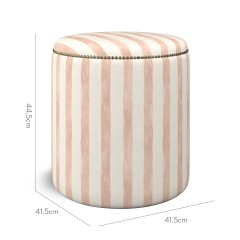 furniture malpaso footstool tassa petite rose print dimension