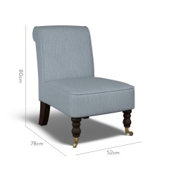 furniture napa chair amina denim plain dimension