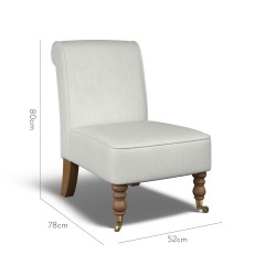 furniture napa chair amina mineral plain dimension