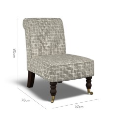 furniture napa chair atlas flint print dimension