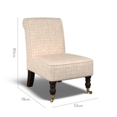 furniture napa chair atlas rose print dimension