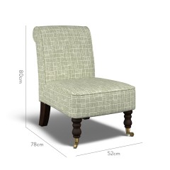 furniture napa chair atlas sage print dimension