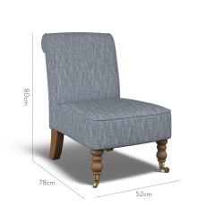 furniture napa chair kalinda denim plain dimension