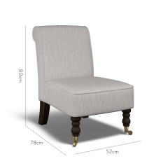 furniture napa chair kalinda dove plain dimension