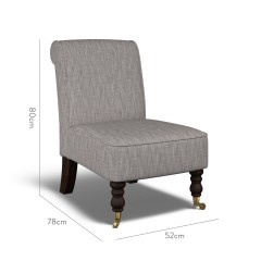 furniture napa chair kalinda taupe plain dimension