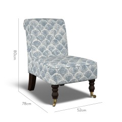furniture napa chair medina denim print dimension
