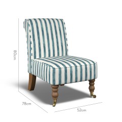 furniture napa chair tassa petite ocean print dimension