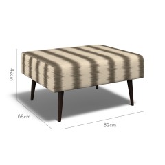 furniture ombu footstool aarna graphite print dimension