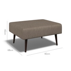 furniture ombu footstool amina espresso plain dimension