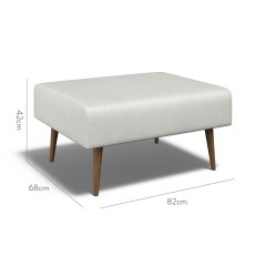 furniture ombu footstool amina mineral plain dimension