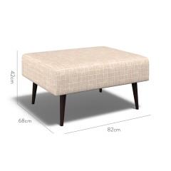 furniture ombu footstool atlas rose print dimension
