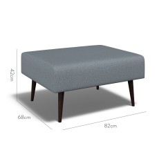 furniture ombu footstool bisa denim plain dimension