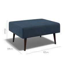 furniture ombu footstool cosmos indigo plain dimension