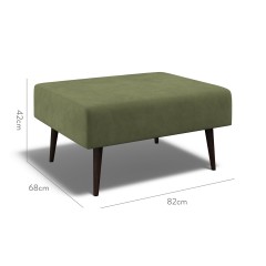 furniture ombu footstool cosmos olive plain dimension