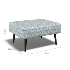 furniture ombu footstool ellora marine print dimension