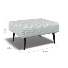 furniture ombu footstool folia denim print dimension
