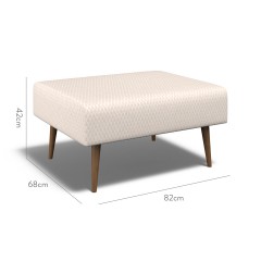 furniture ombu footstool folia rose print dimension
