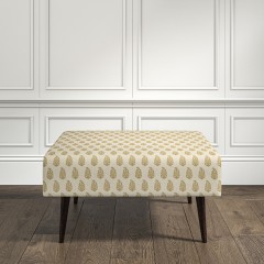 furniture ombu footstool indira ochre print lifestyle
