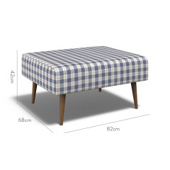 furniture ombu footstool kali indigo weave dimension
