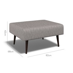 furniture ombu footstool kalinda taupe plain dimension