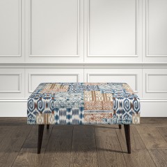 furniture ombu footstool kantha indigo print lifestyle