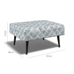 furniture ombu footstool medina denim print dimension