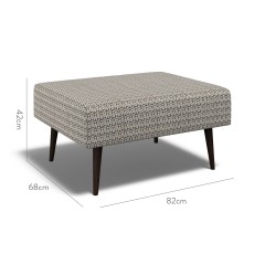 furniture ombu footstool nala charcoal weave dimension