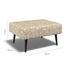 furniture ombu footstool nubra linen print dimension