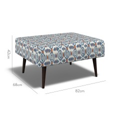 furniture ombu footstool odisha indigo print dimension