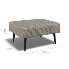 furniture ombu footstool sabra charcoal weave dimension
