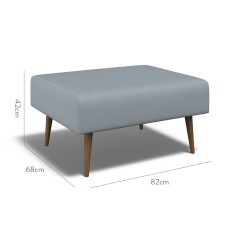 furniture ombu footstool shani denim plain dimension