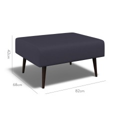 furniture ombu footstool shani indigo plain dimension