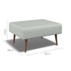 furniture ombu footstool shani mineral plain dimension