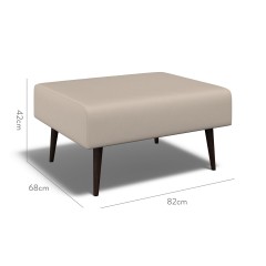 furniture ombu footstool shani pebble plain dimension